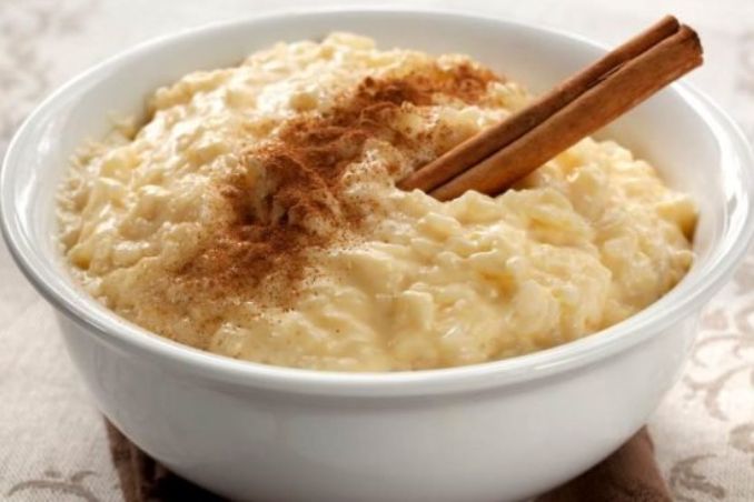Risotto de arroz con leche dulce